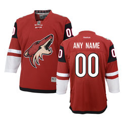 Youth Arizona Coyotes Reebok Maroon Home Premier Custom Jersey Youth Arizona Coyotes Reebok Maroon Home Premier Custom Jersey