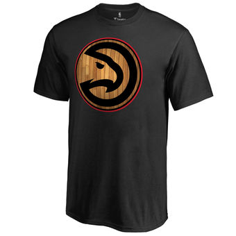 Youth Atlanta Hawks Black Hardwood T-Shirt