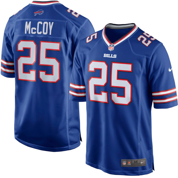 Youth Buffalo Bills LeSean McCoy Nike White Game Jersey-Blue
