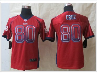 Youth Giants #80 Victor Cruz Red Alternate NFL Elite Drift Fashion Jersey Youth Giants #80 Victor Cruz Red Alternate NFL Elite Drift Fashion Jersey