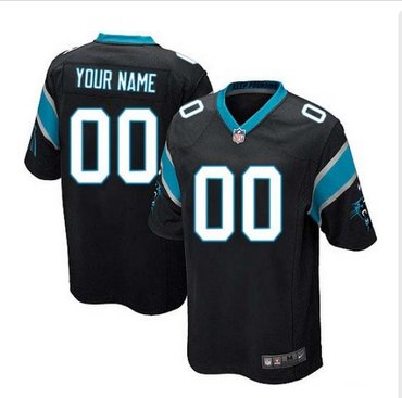Youth Nike Carolina Panthers Customized Limited Black Team Color NFL Jersey Youth Nike Carolina Panthers Customized Limited Black Team Color NFL Jersey