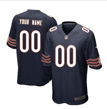 Youth Nike Chicago Bears Customized Elite Navy Blue Team Color NFL Jersey
