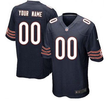 Youth Nike Chicago Bears Customized Limited Navy Blue Team Color NFL Jersey