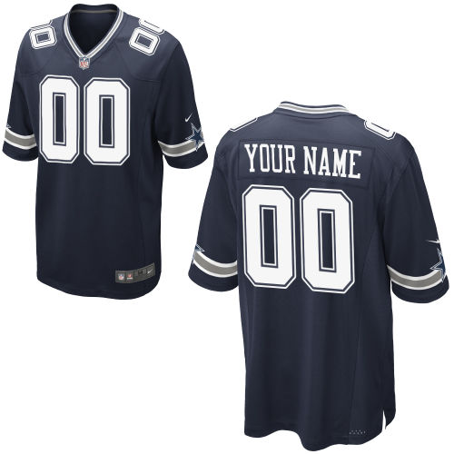 Youth Nike Dallas Cowboys Customized Game Team Color Jersey Youth Nike Dallas Cowboys Customized Game Team Color Jersey