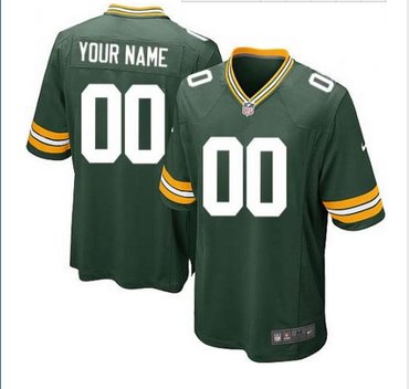 Youth Nike Green Bay Packers Customized Limited Green Team Color NFL Jersey