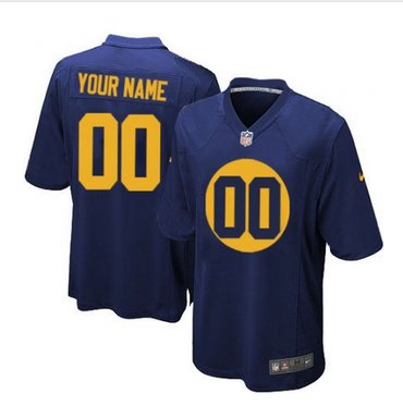 Youth Nike Green Bay Packers Customized Limited Navy Blue Alternate NFL Jersey Youth Nike Green Bay Packers Customized Limited Navy Blue Alternate NFL Jersey