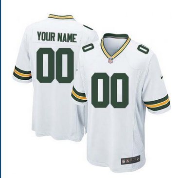 Youth Nike Green Bay Packers Customized Limited White NFL Jersey