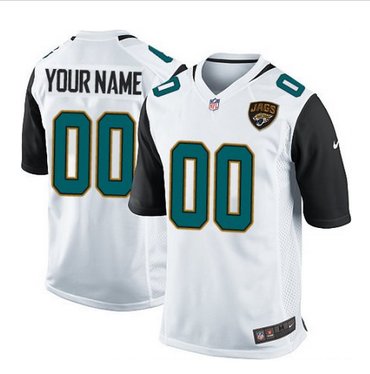 Youth Nike Jacksonville Jaguars Customized Limited White NFL Jersey