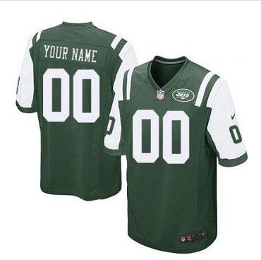 Youth Nike New York Jets Customized Elite Green Team Color NFL Jersey Youth Nike New York Jets Customized Elite Green Team Color NFL Jersey