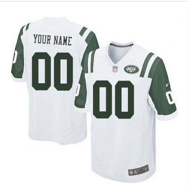 Youth Nike New York Jets Customized Limited White NFL Jersey Youth Nike New York Jets Customized Limited White NFL Jersey