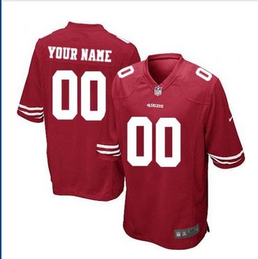 Youth Nike San Francisco 49ers Customized Limited Red Team Color NFL Jersey