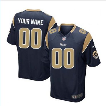 Youth Nike Los Angeles Rams Customized Limited Navy Blue Team Color NFL Jersey