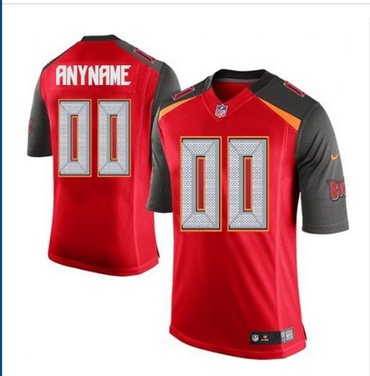 Youth Nike Tampa Bay Buccaneers Customized Elite Red Team Color NFL Jersey