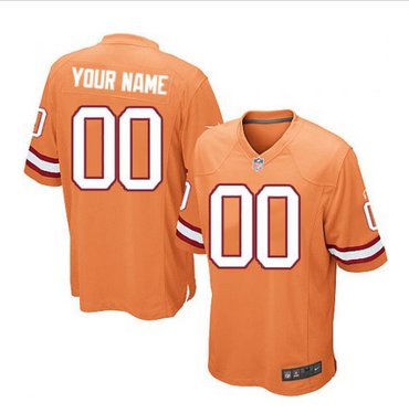Youth Nike Tampa Bay Buccaneers Customized Limited Orange Glaze Alternate NFL Jersey