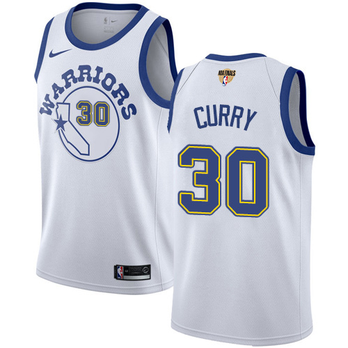 Youth Nike Warriors #30 Stephen Curry White Throwback The Finals Patch Youth NBA Swingman Hardwood Classics Jersey Youth Nike Warriors #30 Stephen Curry White Throwback The Finals Patch Youth NBA Swingman Hardwood Classics Jersey