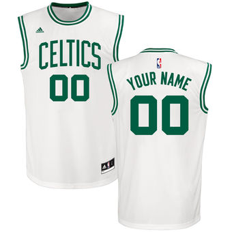 adidas Boston Celtics Custom Replica Home Jersey