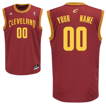 adidas Cleveland Cavaliers Custom Replica Road Jersey