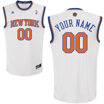 adidas New York Knicks Custom Replica Home Jersey
