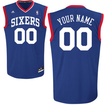 adidas Philadelphia 76ers Custom Replica Road Jersey