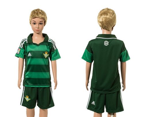 eal Betis Blank Away Kid Soccer Club Jersey