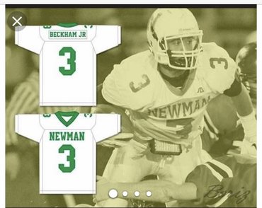 NFL Green/White stitched customized jersey