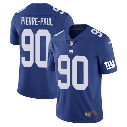 Nike Giants #90 Jason Pierre-Paul Royal Blue Team Color Men's Stitched NFL Vapor Untouchable Limited Jersey