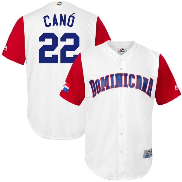 Team Dominican Republic #22 Cano 2017 World Baseball Classic Authentic Customized Stitched MLB Jersey Team Dominican Republic #22 Cano 2017 World Baseball Classic Authentic Customized Stitched MLB Jersey