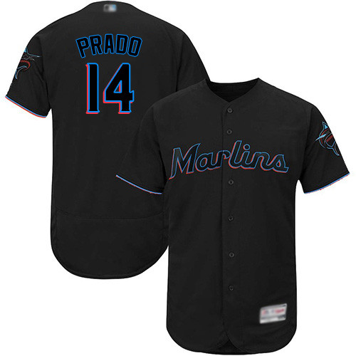 marlins #14 Martin Prado Black Flexbase Authentic Collection Stitched Baseball Jersey marlins #14 Martin Prado Black Flexbase Authentic Collection Stitched Baseball Jersey