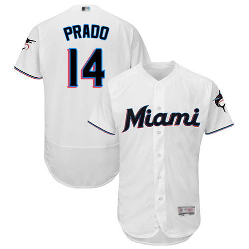 marlins #14 Martin Prado White Flexbase Authentic Collection Stitched Baseball Jersey marlins #14 Martin Prado White Flexbase Authentic Collection Stitched Baseball Jersey