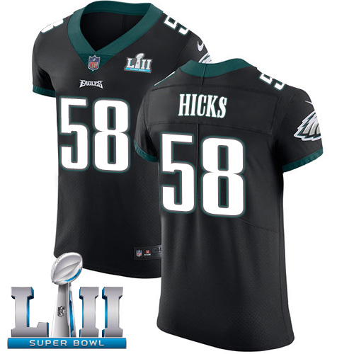 nike Eagles #58 Jordan Hicks Black Alternate Super Bowl LII Men's Stitched NFL Vapor Untouchable Elite Jersey nike Eagles #58 Jordan Hicks Black Alternate Super Bowl LII Men's Stitched NFL Vapor Untouchable Elite Jersey